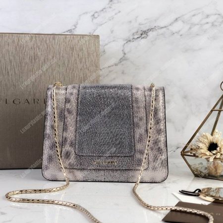 BVL Serpenti Forever Crossbody Bag Metallic - Image 4