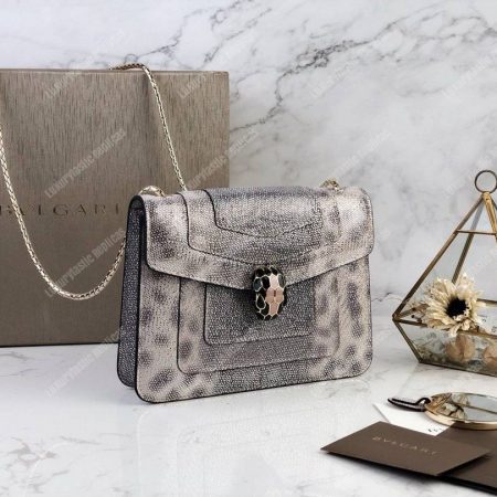 BVL Serpenti Forever Crossbody Bag Metallic - Image 3