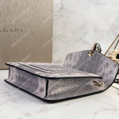 BVL Serpenti Forever Crossbody Bag Metallic - Image 9