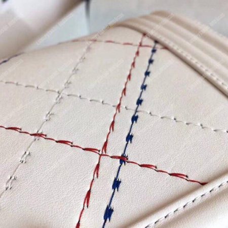 Chanel Medium Boy Handbag White - Image 5