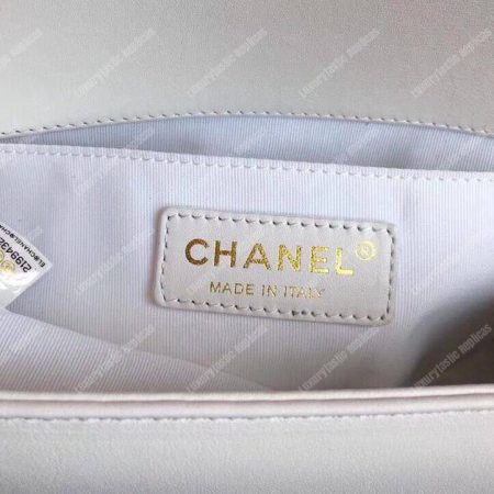 Chanel Medium Boy Handbag White - Image 9