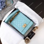 Chanel Boy Handbag Light Blue