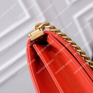Chanel Boy Handbag Red - Image 7
