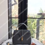 Celine Small 16 Bag In Grained Calfskin Medium Grey