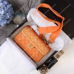 Chanel Flap Bag Orange