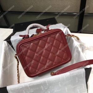 Chanel Small Vanity Case Red - Image 5
