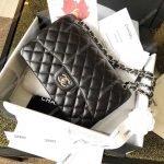 Chanel Large Classic Handbag Black