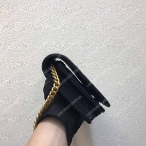 Chanel Le Boy Wallet On Chain – WOC Grained Calfskin Gold-Toned Black - Image 5