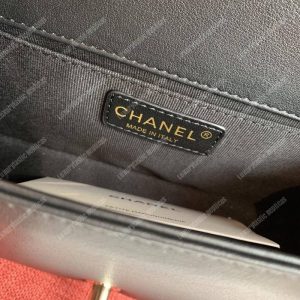 Chanel Small Boy Handbag White - Image 9