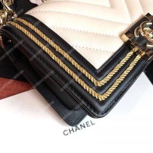 Chanel Small Boy Handbag White - Image 5