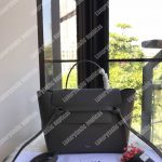 Celine Mini Belt Bag In Grained Calfskin Grey