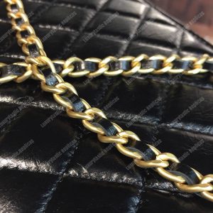 Chanel Wallet On Chain – WOC Golden Class Calfskin Black - Image 8