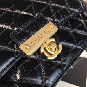 Chanel Wallet On Chain – WOC Golden Class Calfskin Black - Image 6