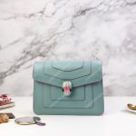 BVL Serpenti Forever Crossbody Bag Glacier Turquoise / Aster Amethyst