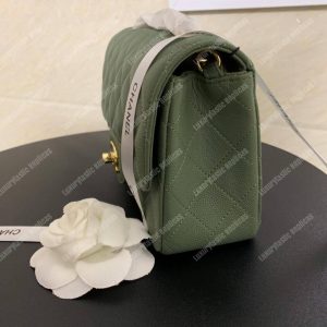 Chanel Mini Flap Bag Grey - Image 5