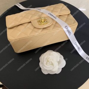 Chanel Mini Flap Bag Beige - Image 3