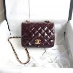 Chanel Mini Flap Bag Burgundy