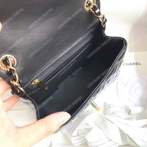 Chanel Mini Flap Bag Black - Image 8