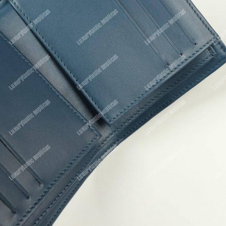 Chanel Boy Small Flap Wallet Blue - Image 8