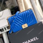 Chanel Medium Boy Flap Bag Blue