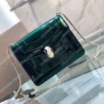 BVL Serpenti Forever Crossbody Bag Metallic Glacier Turquoise