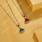 Bvlgari Divas’ Dream Natural Stone Pendant Necklace With Diamonds