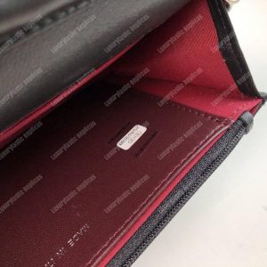 Chanel Wallet On Chain – WOC Chevron Lambskin Black Silver-Toned - Image 8