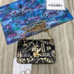 Chanel Wallet On Chain – WOC Crocodile-Embossed Print Gold-Toned
