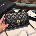 Chanel Wallet On Chain – WOC Aged Calfskin Black