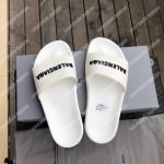 Balenciaga Pool Slide Sandal White/ Black