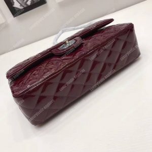 Chanel Classic Medium Flap Bag Burgundy - Image 5