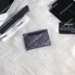 Chanel Classic Card Holder Purple
