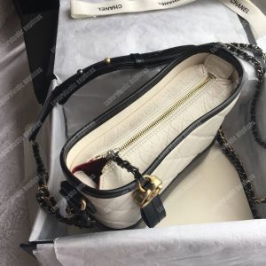 Chanel’s Gabrielle Small Hobo Bag White - Image 4