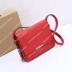 Burberry Small Two-tone Leather Grace Bag Red