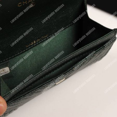 Chanel Boy Chanel Flap Card Holder Black - Image 5