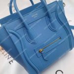 Celine Nano Luggage Tote Blue