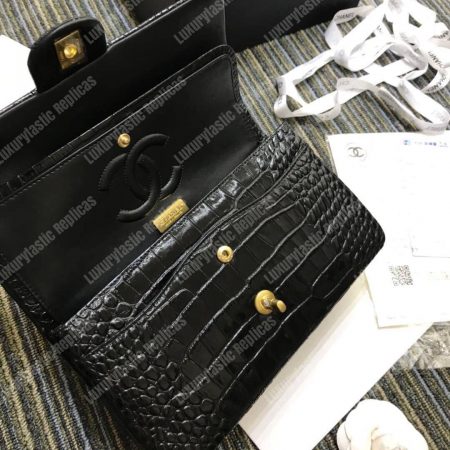 Chanel Classic Medium Handbag Black - Image 5