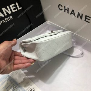 Chanel Mini Flap Bag White - Image 5