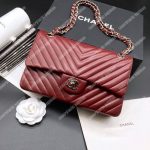 Chanel Classic Medium Handbag Burgundy