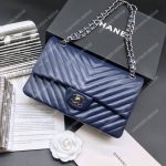 Chanel Classic Medium Handbag Blue
