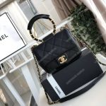 Chanel Small Flap Bag Lambskin Black