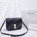 Celine Medium Classic Bag In Box Calfskin Anthracite