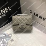 Chanel Mini Flap Bag Grey