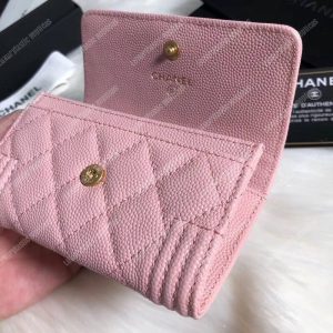 Chanel Boy Small Flap Wallet Pink - Image 3