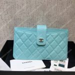 Chanel Classic Pouch Caviar Leather Sky Blue