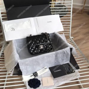 Chanel Mini Flap Bag Black - Image 8