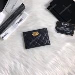Chanel Boy Card Holder Black