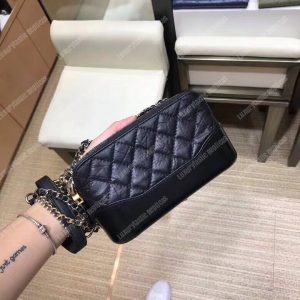 Chanel Clutch With Chain Black - Image 8