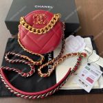 Chanel 19 Clutch With Chain Red