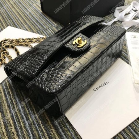 Chanel Classic Medium Handbag Black - Image 6
